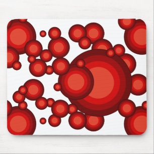 Mousepad O estilo do ano vermelho dos anos 70