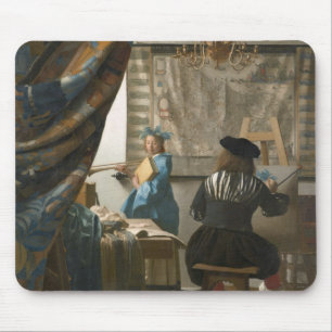 Mousepad O estúdio do artista, c.1665-66 (óleo em canvas)