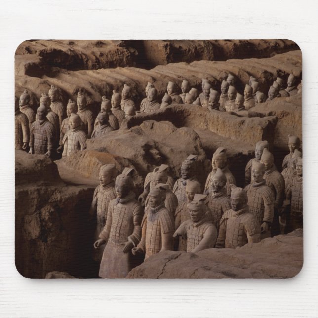 Mousepad O Exército de guerreiros de terracota do Imperador (Frente)