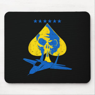 Mousepad O Fantasma de Kiev Ucrânia Piloto de Caça Ás