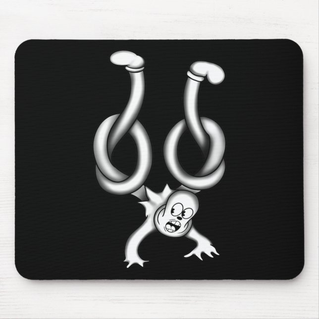 Mousepad O Fantasma Palhaço Torceu-Se (Frente)