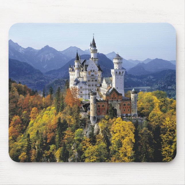 Mousepad O fantástico Neuschwanstein é um de três (Frente)