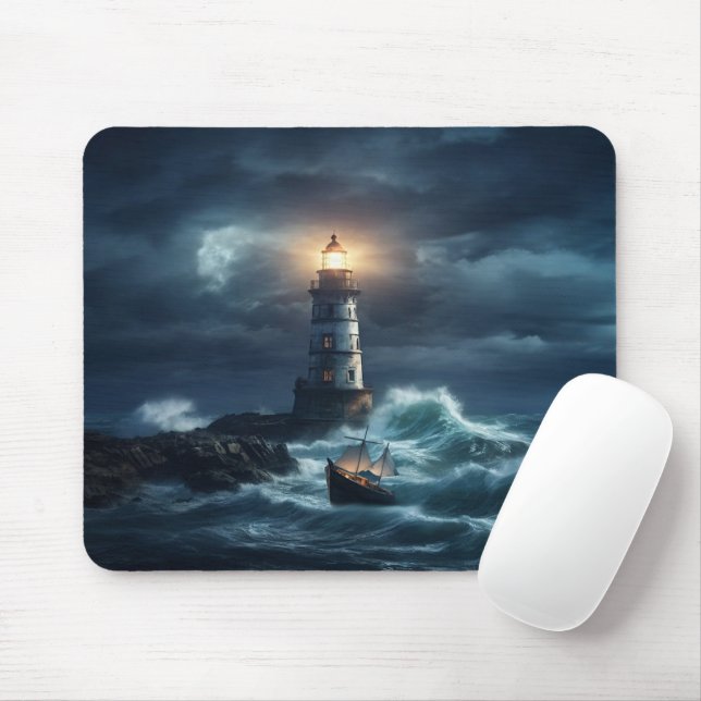 Mousepad O farol da esperança (Com mouse)