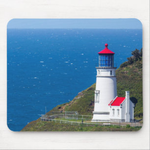 Mousepad O Farol de Heceta Head Perto de Florence