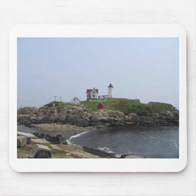 Mousepad O farol Maine do Nubble (Frente)