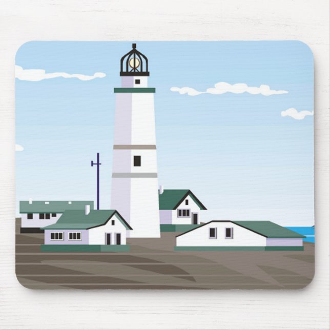 Mousepad O farol quadrado - (Frente)