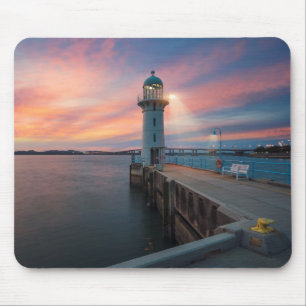 Mousepad O farol Raffles o porto de  , Singapore