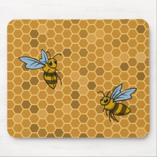 Mousepad O favo de mel Bumble abelhas