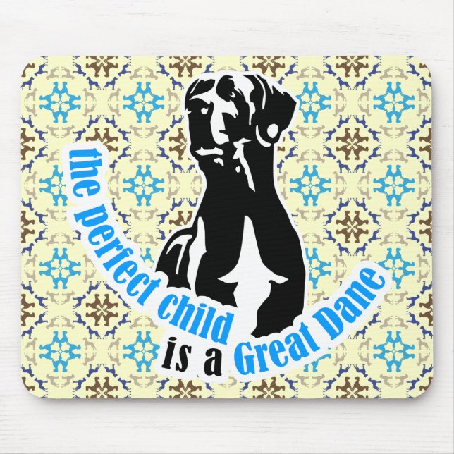 Mousepad O filho perfeito é um grande dane (Frente)