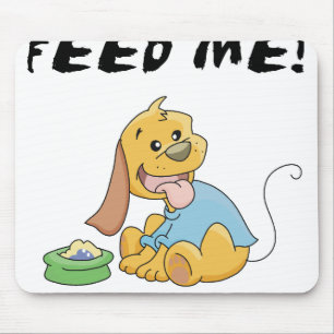 Mousepad O filhote de cachorro alimenta-me