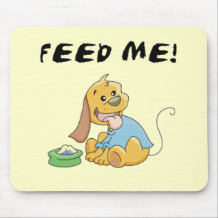 Mousepad O filhote de cachorro alimenta-me o camiseta e os