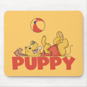 Mousepad O filhote de cachorro joga o camiseta e os present