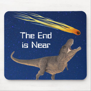 Mousepad O Fim Do Dinossauro Meteoro Está Perto De Desastre