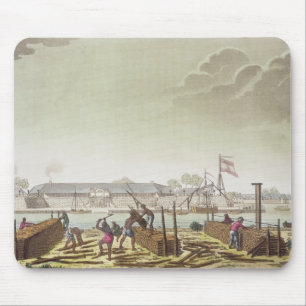 Mousepad O forte na Batávia com registadores nativos, plac