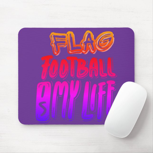Mousepad O Futebol Americano de Bandeira É Minha Vida  (Com mouse)