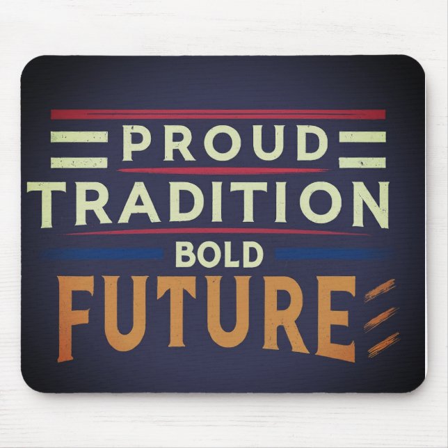Mousepad O Futuro Brilhante da Tradição (Frente)