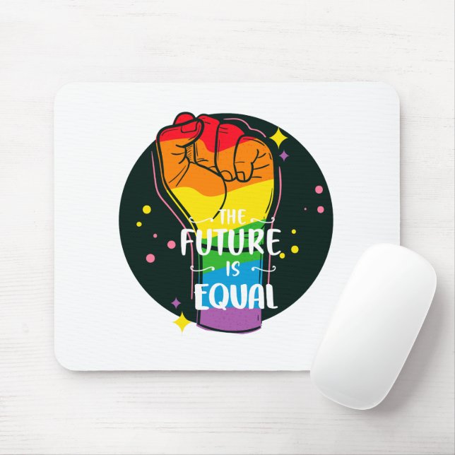 Mousepad O Futuro É Igual À Pressão (Com mouse)
