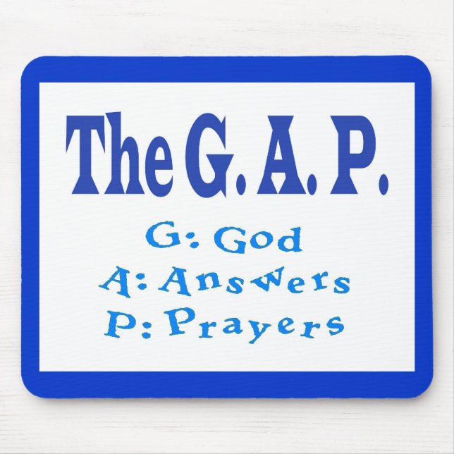 Mousepad O G.A.P. Coleção (Frente)