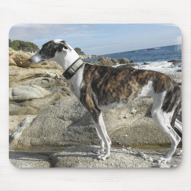 Mousepad O galgo fotografa o tapete do rato (Frente)