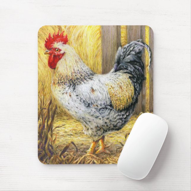 Mousepad O galo do celeiro (Com mouse)
