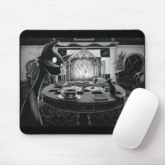 Mousepad O Gatinho Boo Reproduz Placas Mouse (Com mouse)