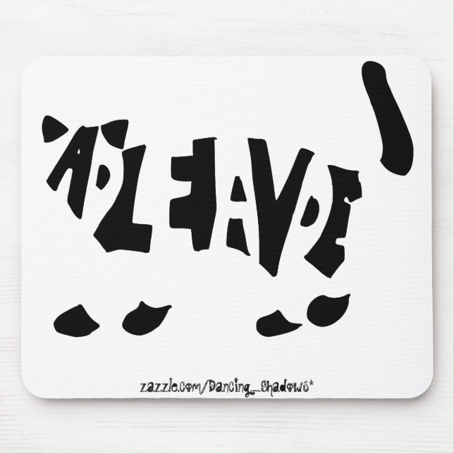 Mousepad O gato de Schrödinger (Frente)