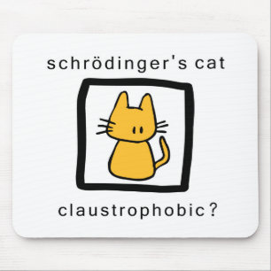 Mousepad o gato dos schrodinger