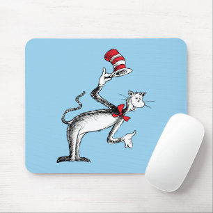 Mousepad O Gato no Chapéu Faz Uma Reverência