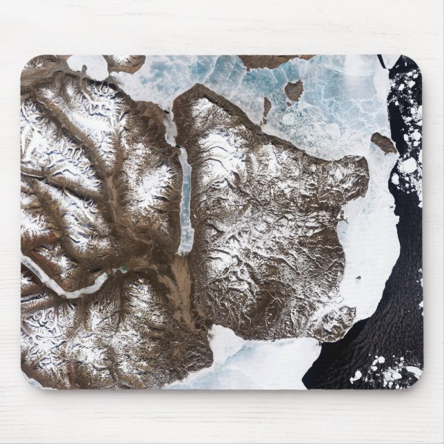 Mousepad O gelo do mar encosta no leste de Greenlan (Frente)