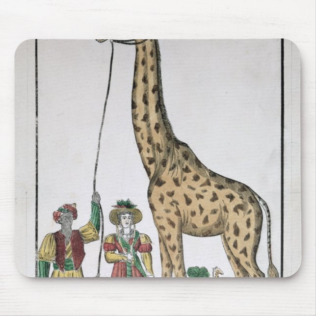 Mousepad O girafa apresentado ao rei do Pasha de (Frente)