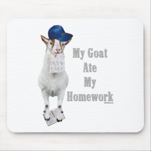 Mousepad O Goat Engraçado Comeu Minha Casa
