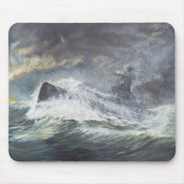 Mousepad O Graf Spee entra Oceano Índico o 3 de novembro (Frente)