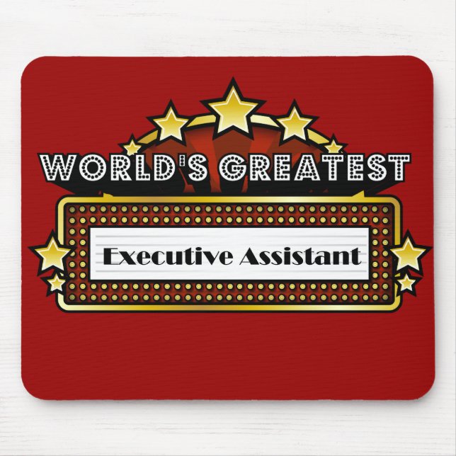 Mousepad O grande assistente executivo do mundo (Frente)