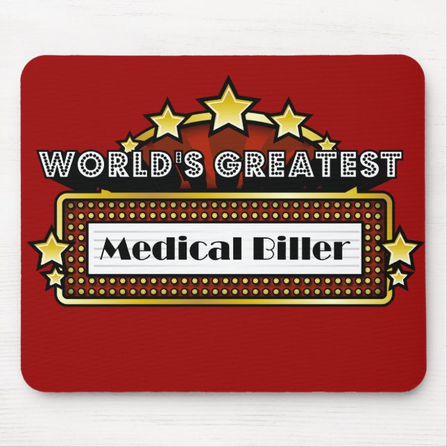 Mousepad O grande Biller médico do mundo (Frente)