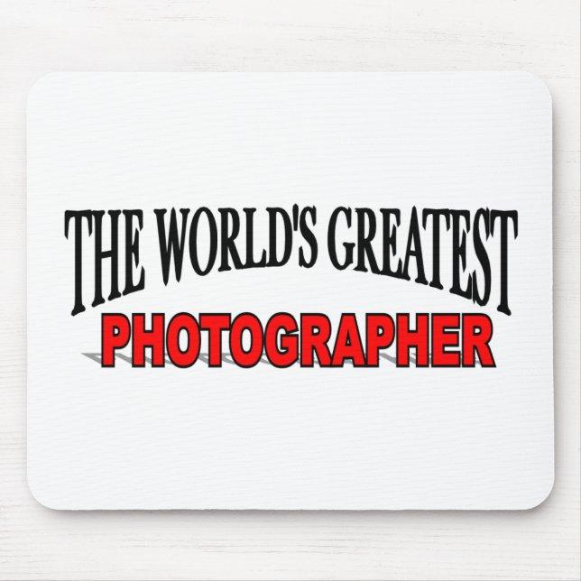 Mousepad O grande fotógrafo do mundo (Frente)