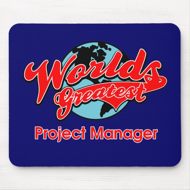Mousepad O grande gestor de projecto do mundo (Frente)