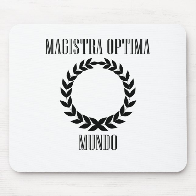Mousepad O grande professor do mundo (fêmea) (Frente)