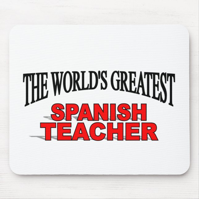 Mousepad O grande professor espanhol do mundo (Frente)
