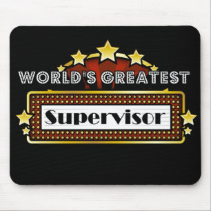 Mousepad O grande supervisor do mundo