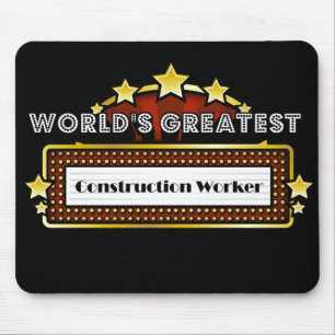 Mousepad O grande trabalhador da construção do mundo