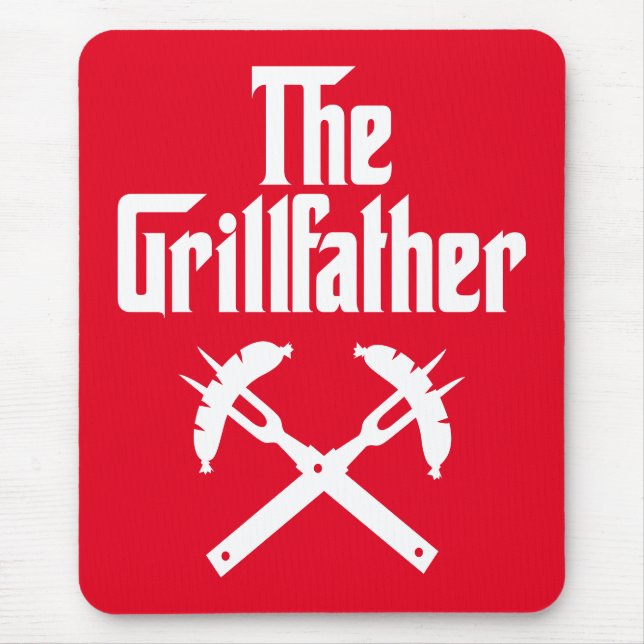 Mousepad O Grilldad Com Cães Quentes (Frente)