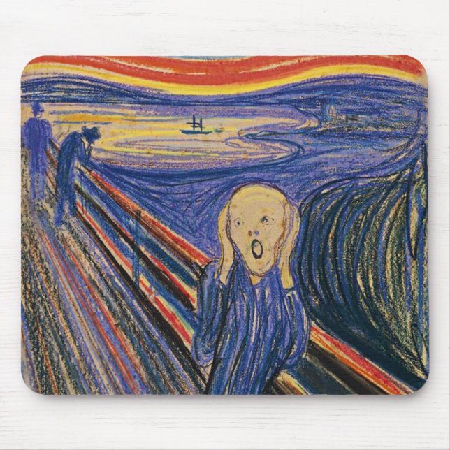 Mousepad O gritar por Edvard Munch (Frente)