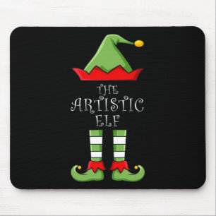 Mousepad O Grupo de Combinação de Famílias do Elf Artístico