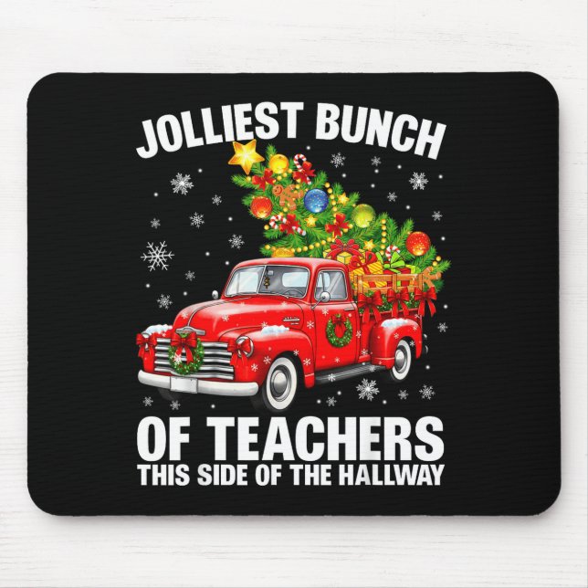 Mousepad O Grupo Mais Alegre de Caminhão Vermelho de Natal  (Frente)