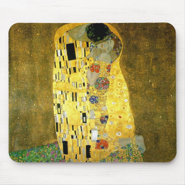 Mousepad O ~ Gustavo Klimt do beijo (Frente)