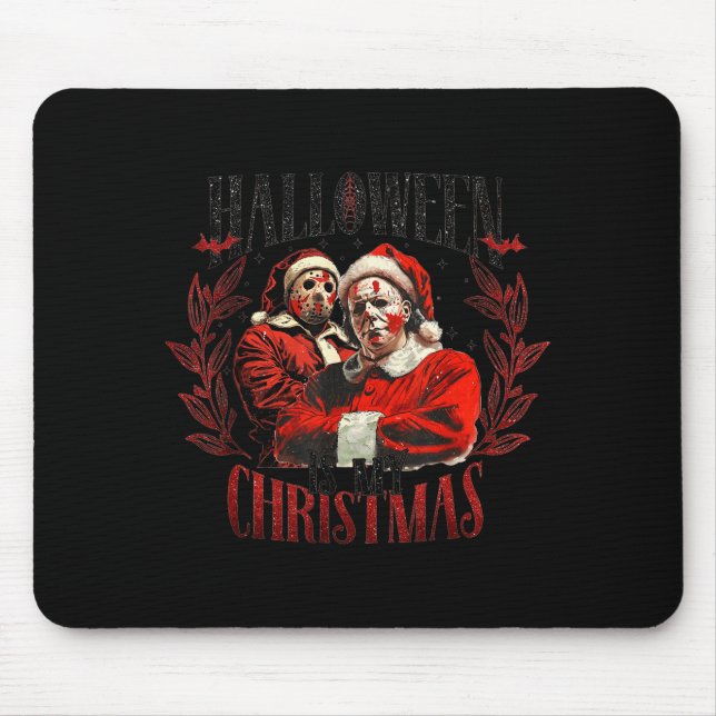 Mousepad O Halloween é o meu Natal  (Frente)