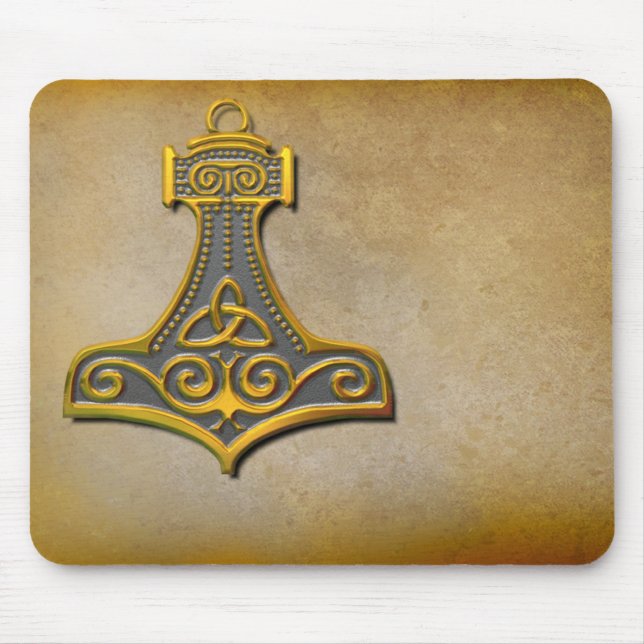 Mousepad O Hammer_Gold do Thor (Frente)