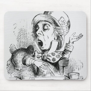 Mousepad O Hatter louco