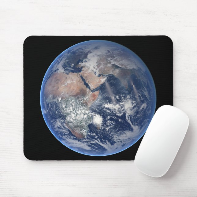 Mousepad O Hemisfério Leste No Planeta Terra. (Com mouse)