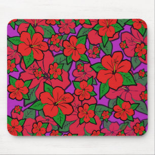 Mousepad O hibiscus floresce o roxo